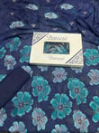 Bareeze- Karandi 3 Pcs All Over Embroidered Unstitched Suit With Chiffon Dupatta