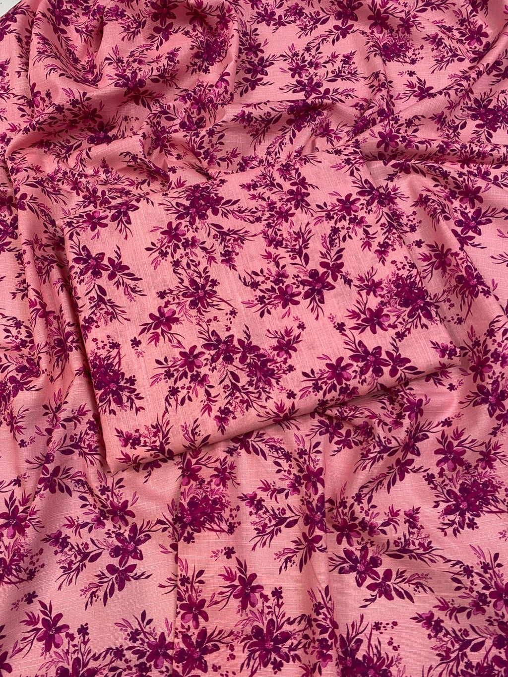 Women's Printed Slub Khaddar 2-Piece Shirt and Trouser Suit