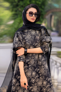 Bareeze - Lawn 3 Pcs Allover Embroidered unstitched Dress with Chiffon Dupatta.